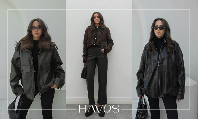 Kışa Stil Kat! Havoş Deri Parçalarla Güçlü Bir Görünüm