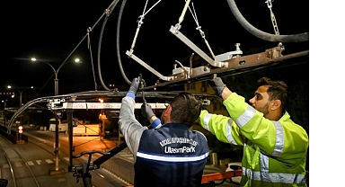 Tramvayda 7/24 durmaksızın hizmet