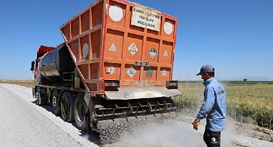 Çumra Belediyesi 600 Bin m² Asfalt Serimi Yaptı